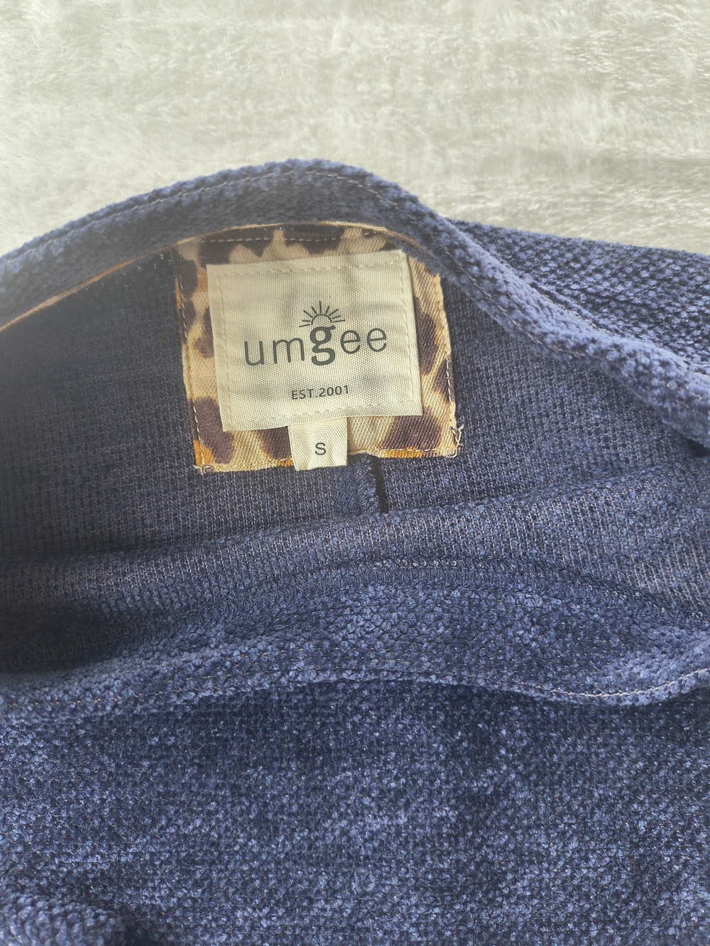 Umgee Womens Navy Knit Sweater - Small